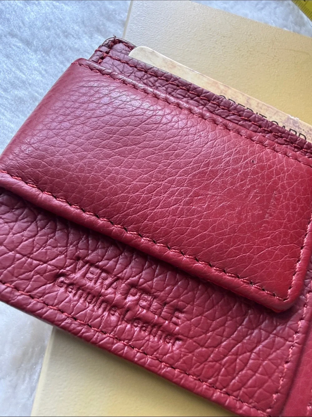 🇮🇹 Unisex Compact Leather Card Holder & Money Clip
